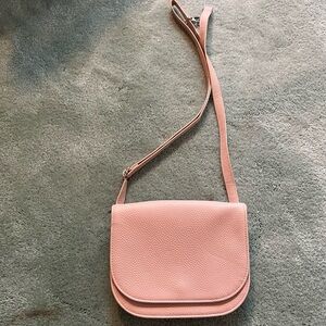 Elegant Pink Crossbody Bag